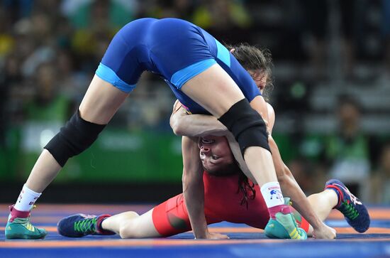 2016 Summer Olympics. Freestyle wrestling. Women. Day Two