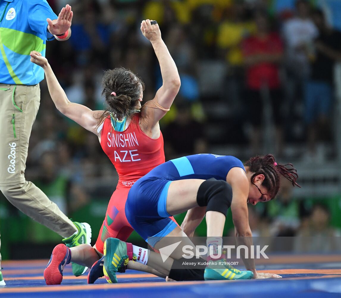 2016 Summer Olympics. Freestyle wrestling. Women. Day Two