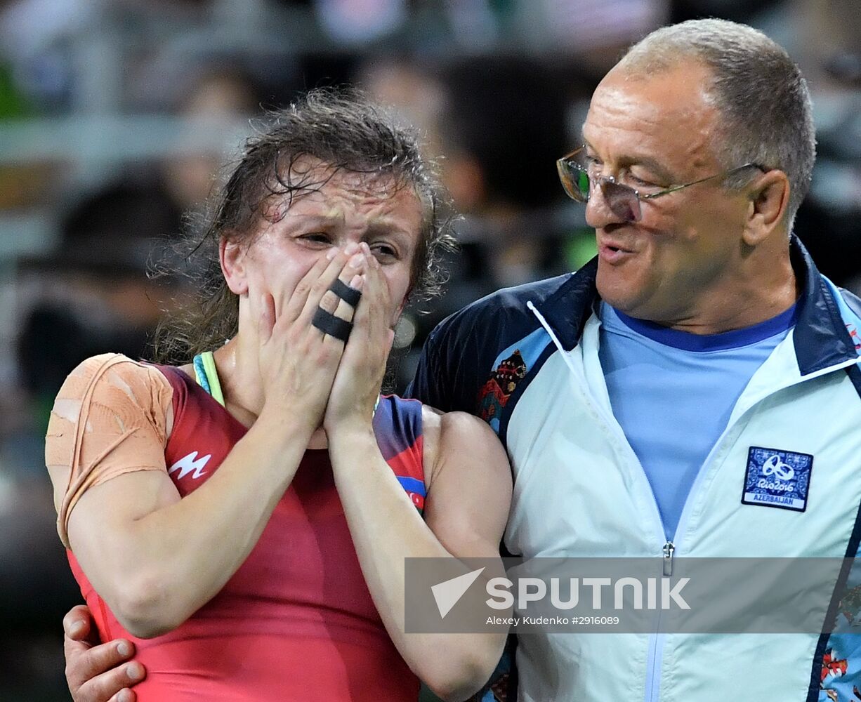 2016 Summer Olympics. Freestyle wrestling. Women. Day Two