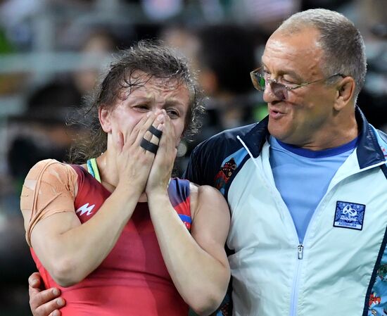 2016 Summer Olympics. Freestyle wrestling. Women. Day Two