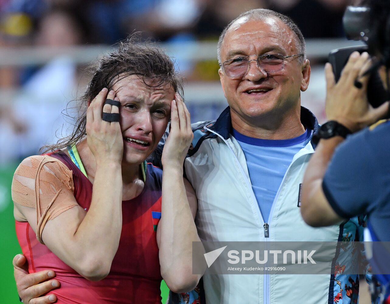 2016 Summer Olympics. Freestyle wrestling. Women. Day Two