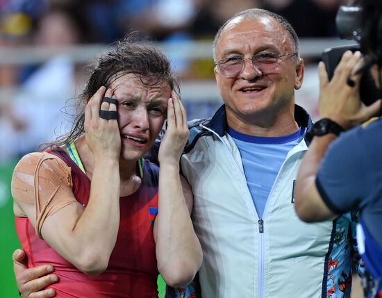 2016 Summer Olympics. Freestyle wrestling. Women. Day Two