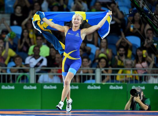2016 Summer Olympics. Freestyle wrestling. Women. Day Two