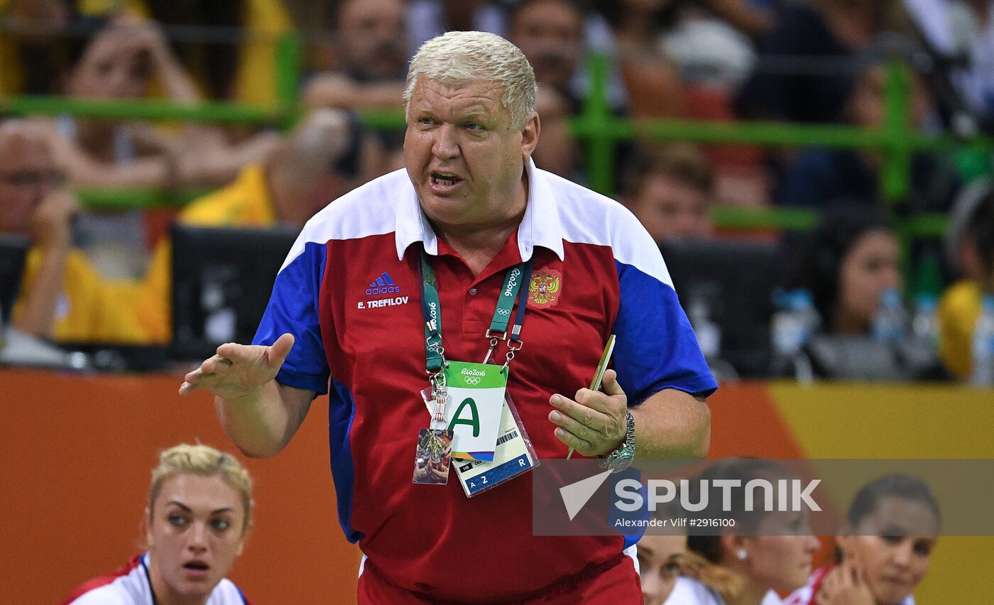 2016 Summer Olympics. Handball. Women. Norway vs. Russia