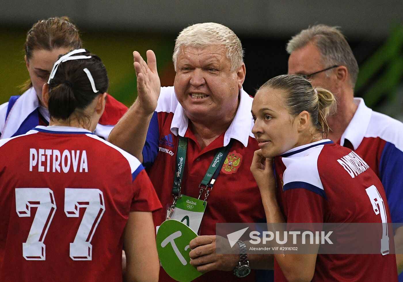 2016 Summer Olympics. Handball. Women. Norway vs. Russia