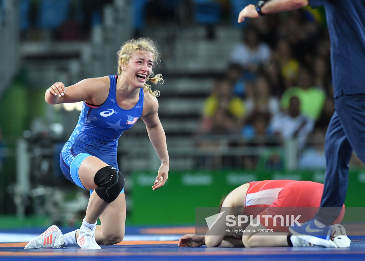 2016 Summer Olympics. Freestyle wrestling. Women. Day Two