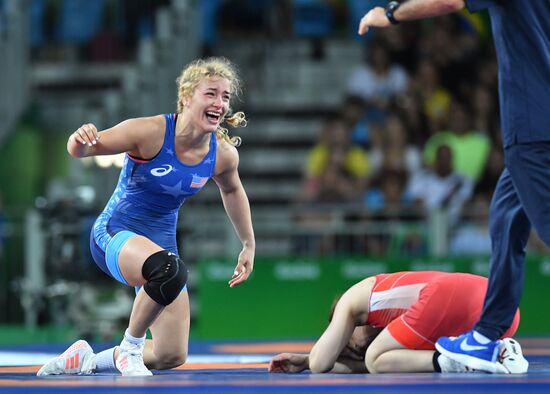 2016 Summer Olympics. Freestyle wrestling. Women. Day Two