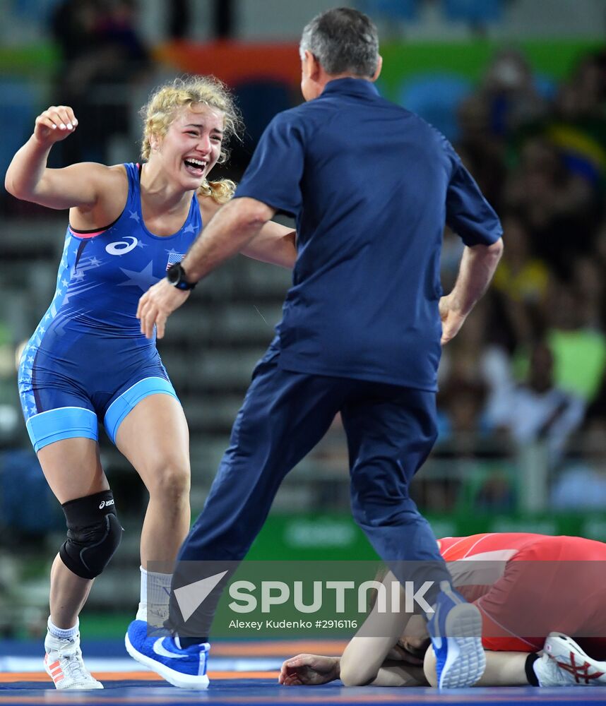 2016 Summer Olympics. Freestyle wrestling. Women. Day Two