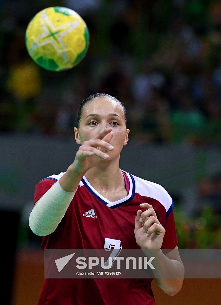 2016 Summer Olympics. Handball. Women. Norway vs. Russia