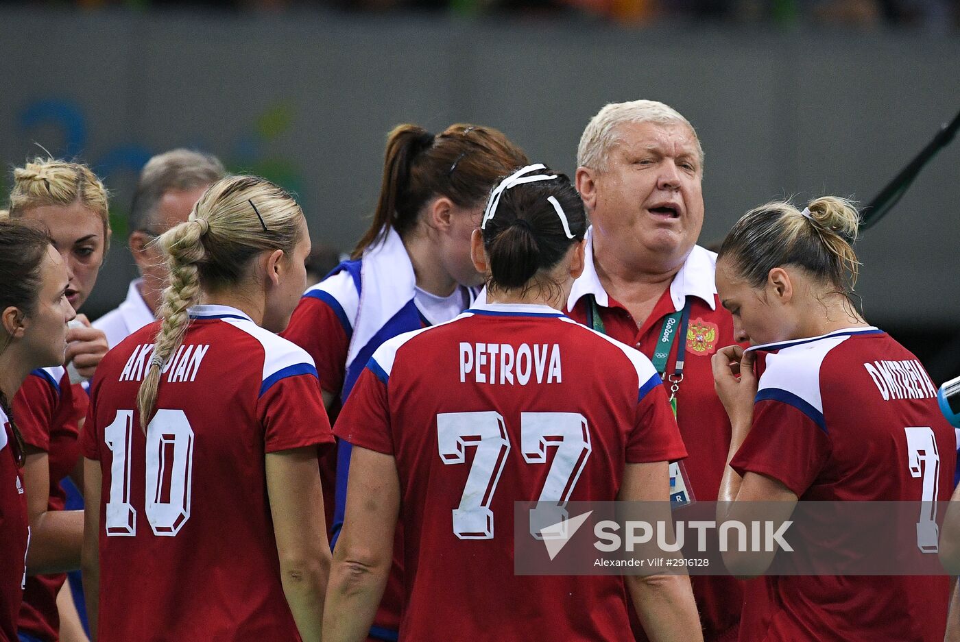 2016 Summer Olympics. Handball. Women. Norway vs. Russia