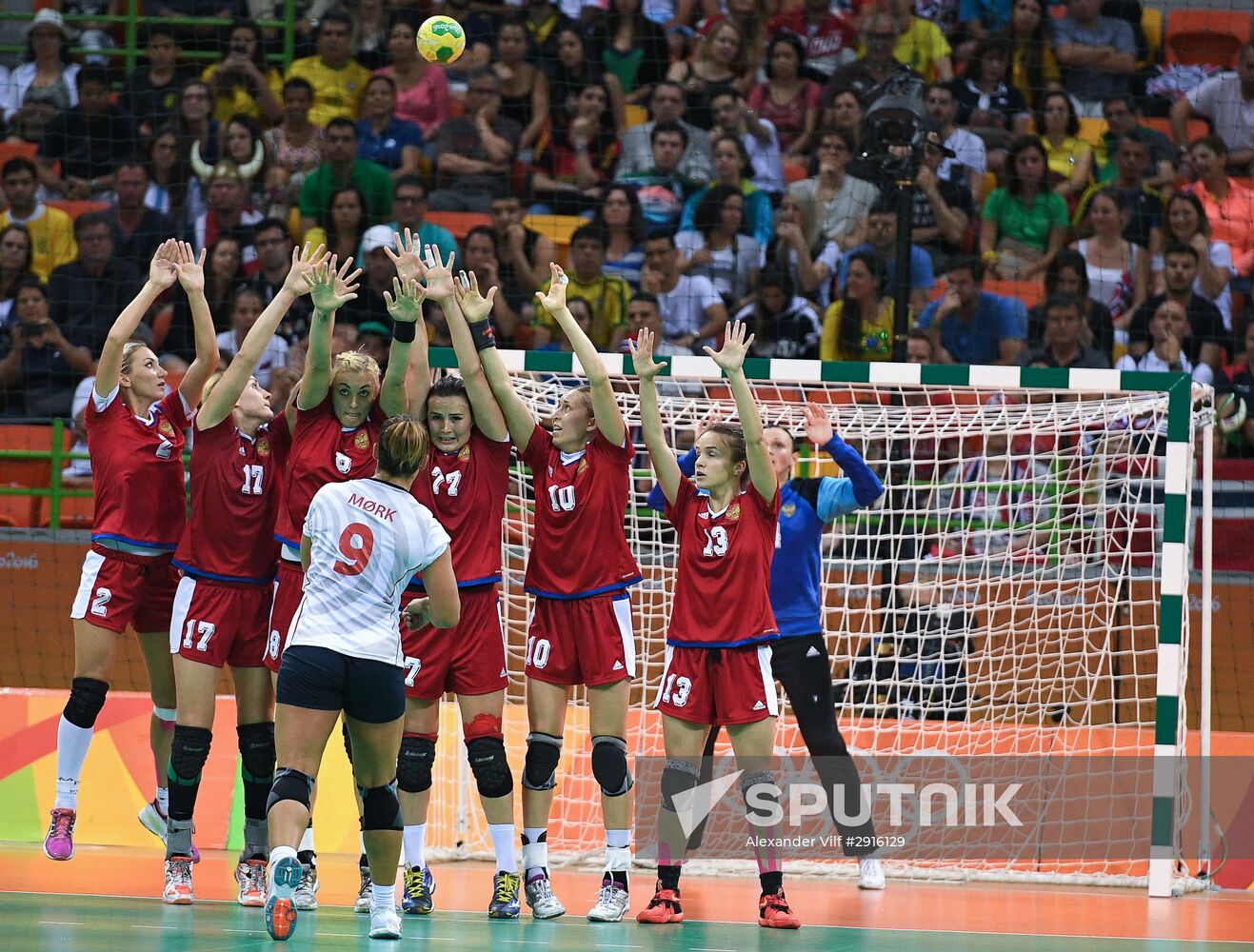2016 Summer Olympics. Handball. Women. Norway vs. Russia