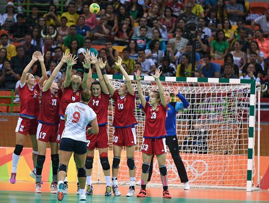 2016 Summer Olympics. Handball. Women. Norway vs. Russia