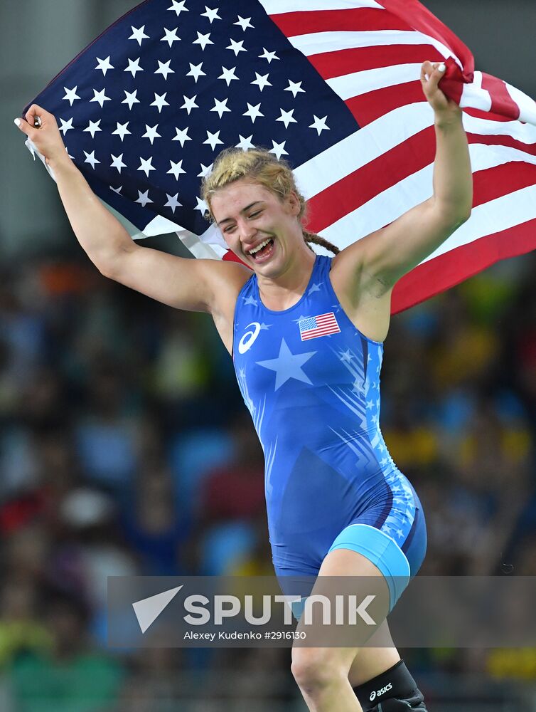 2016 Summer Olympics. Freestyle wrestling. Women. Day Two