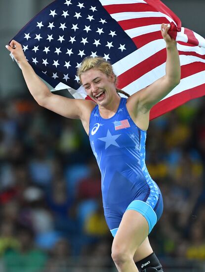 2016 Summer Olympics. Freestyle wrestling. Women. Day Two