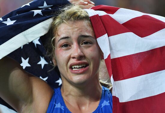 2016 Summer Olympics. Freestyle wrestling. Women. Day Two