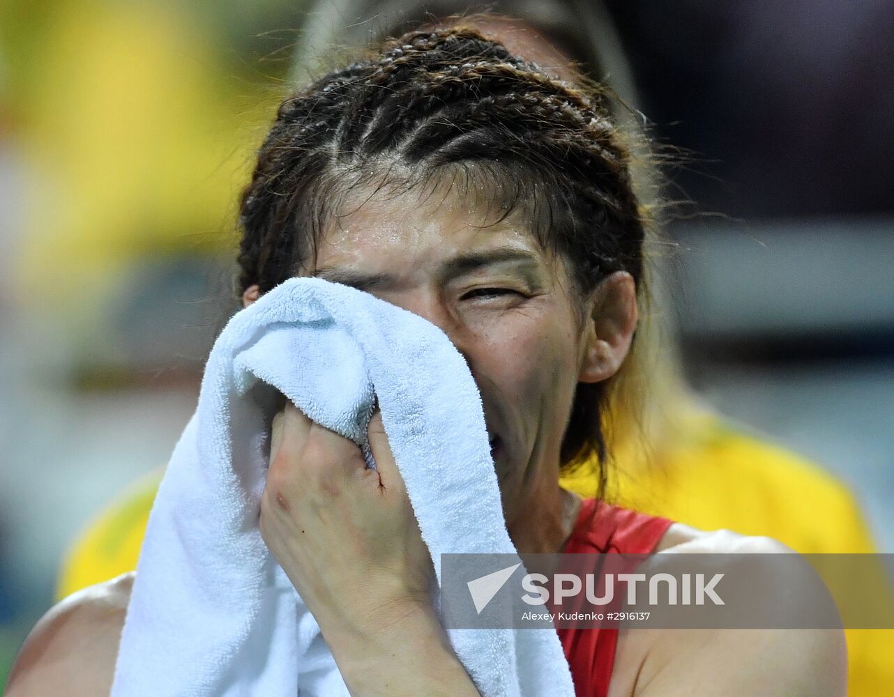 2016 Summer Olympics. Freestyle wrestling. Women. Day Two