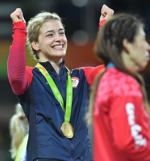 2016 Summer Olympics. Freestyle wrestling. Women. Day Two