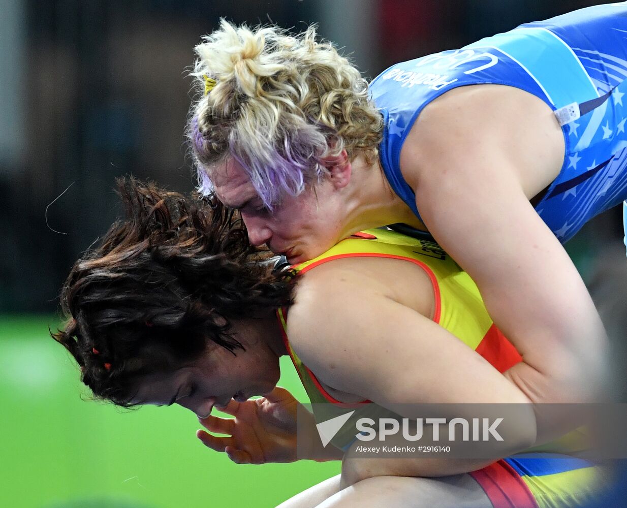 2016 Summer Olympics. Freestyle wrestling. Women. Day Two