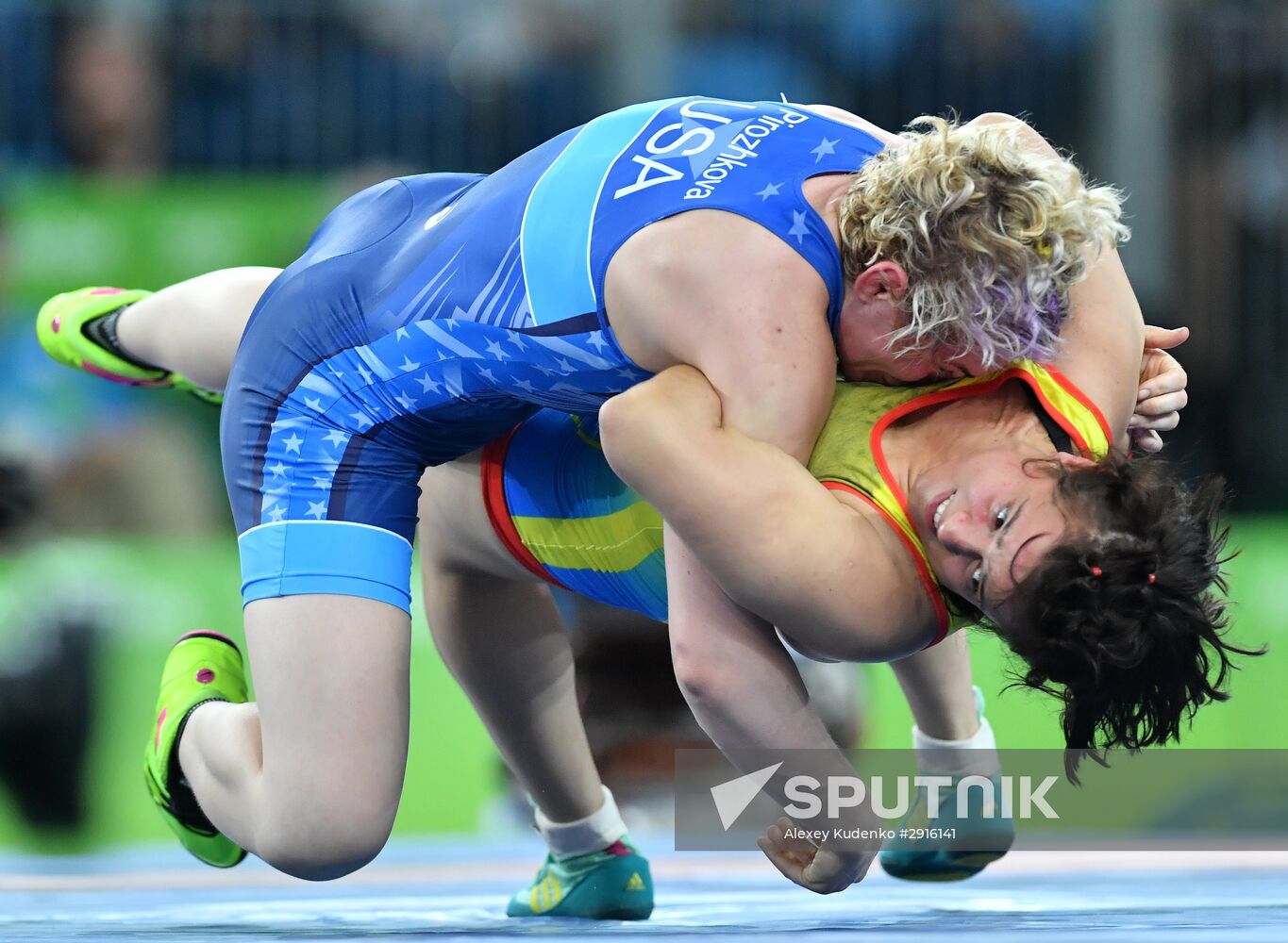 2016 Summer Olympics. Freestyle wrestling. Women. Day Two