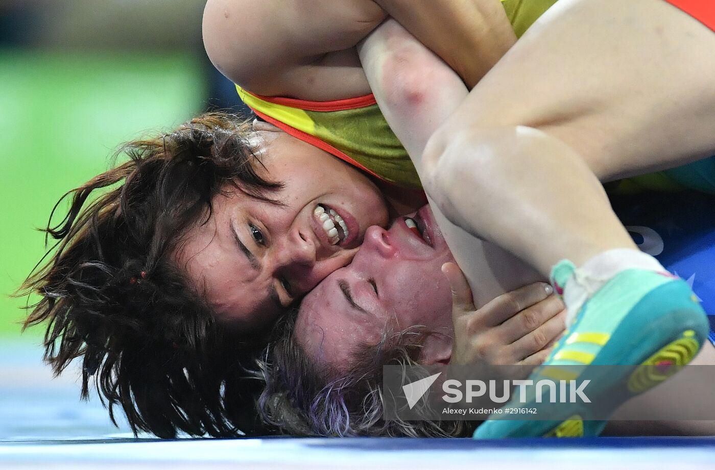 2016 Summer Olympics. Freestyle wrestling. Women. Day Two