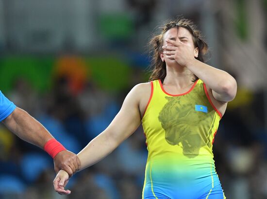 2016 Summer Olympics. Freestyle wrestling. Women. Day Two