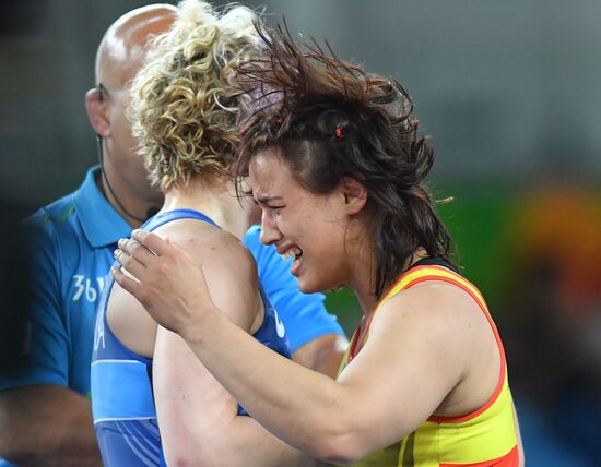 2016 Summer Olympics. Freestyle wrestling. Women. Day Two