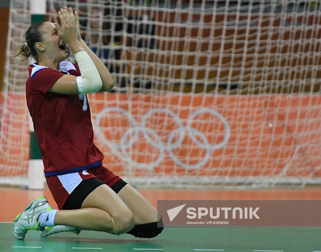 2016 Summer Olympics. Handball. Women. Norway vs. Russia