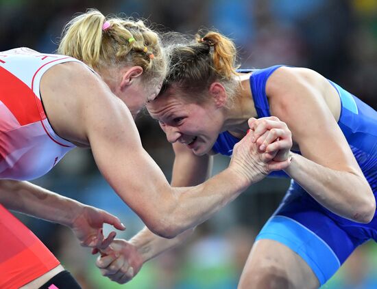 2016 Summer Olympics. Freestyle wrestling. Women. Day Two