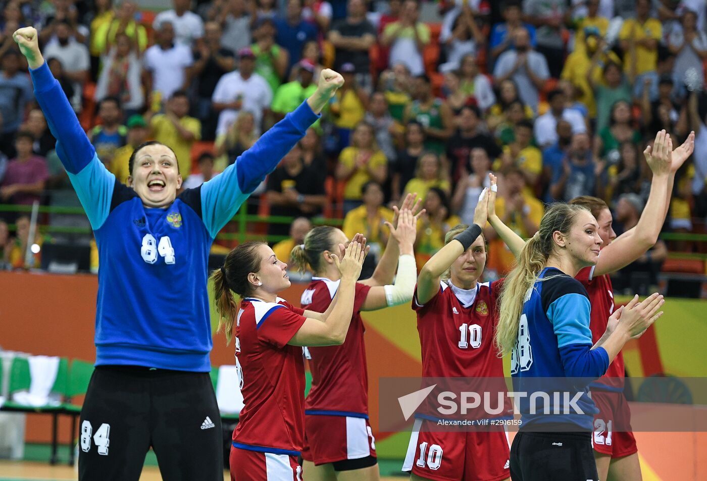 2016 Summer Olympics. Handball. Women. Norway vs. Russia