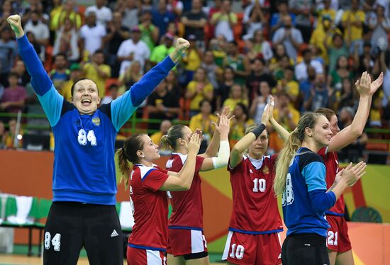 2016 Summer Olympics. Handball. Women. Norway vs. Russia