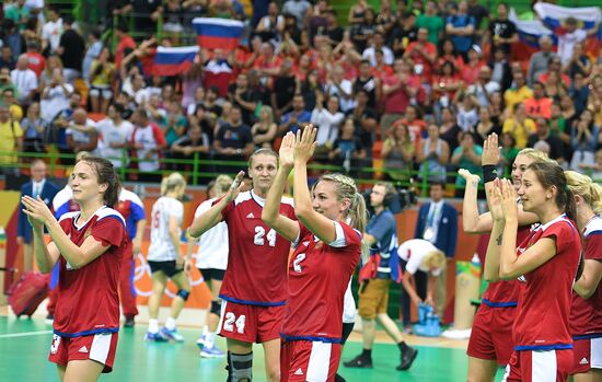 2016 Summer Olympics. Handball. Women. Norway vs. Russia