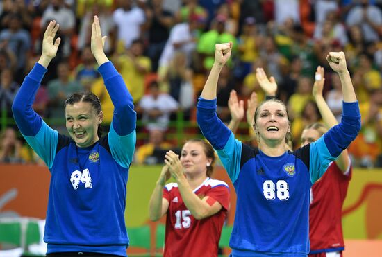2016 Summer Olympics. Handball. Women. Norway vs. Russia