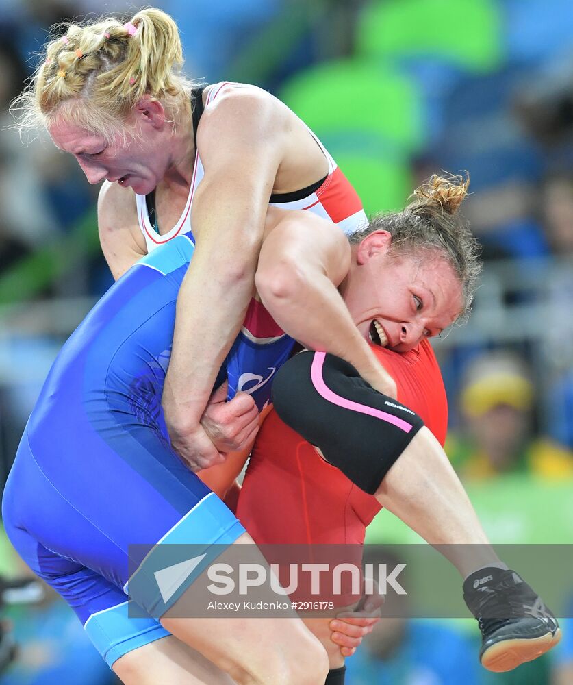 2016 Summer Olympics. Freestyle wrestling. Women. Day Two