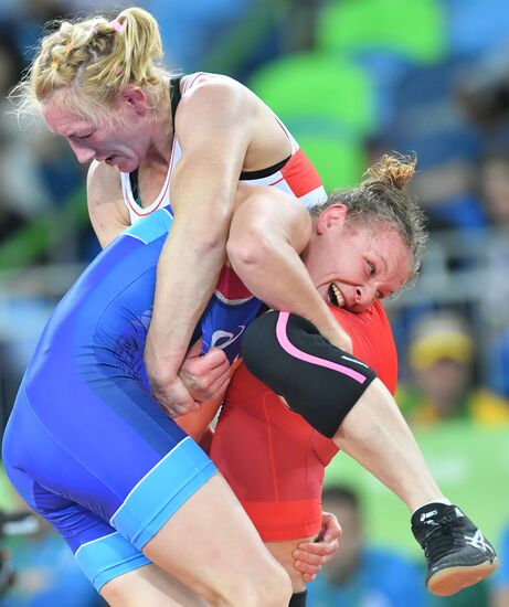 2016 Summer Olympics. Freestyle wrestling. Women. Day Two