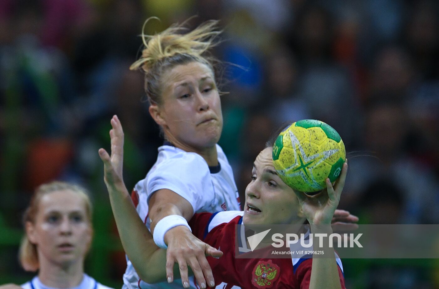 2016 Summer Olympics. Handball. Women. Norway vs. Russia