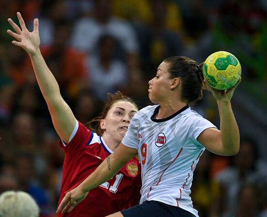 2016 Summer Olympics. Handball. Women. Norway vs. Russia