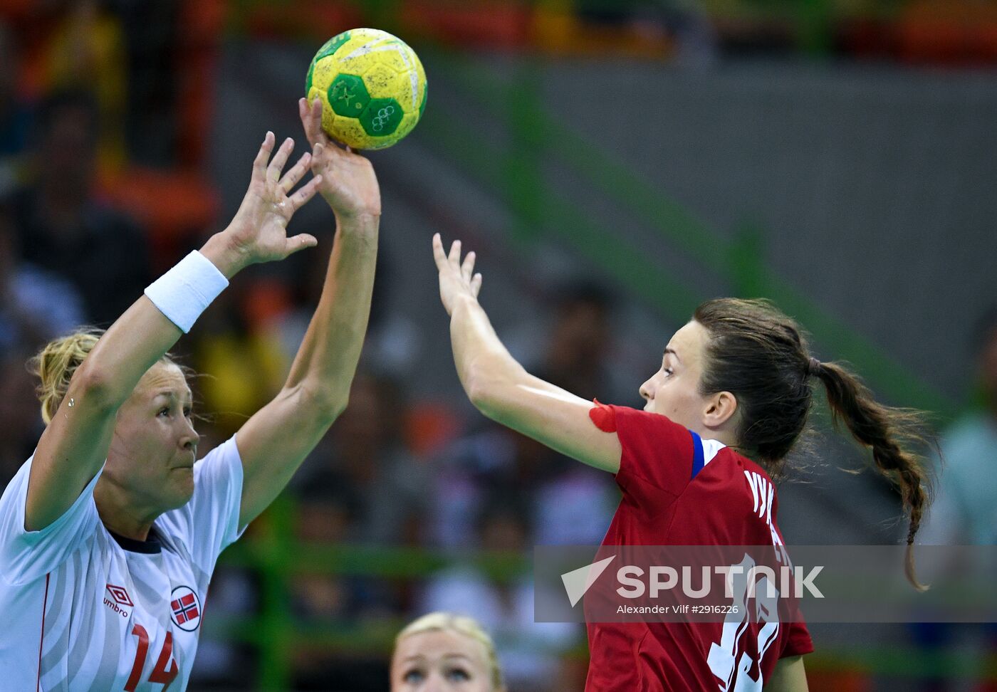 2016 Summer Olympics. Handball. Women. Norway vs. Russia