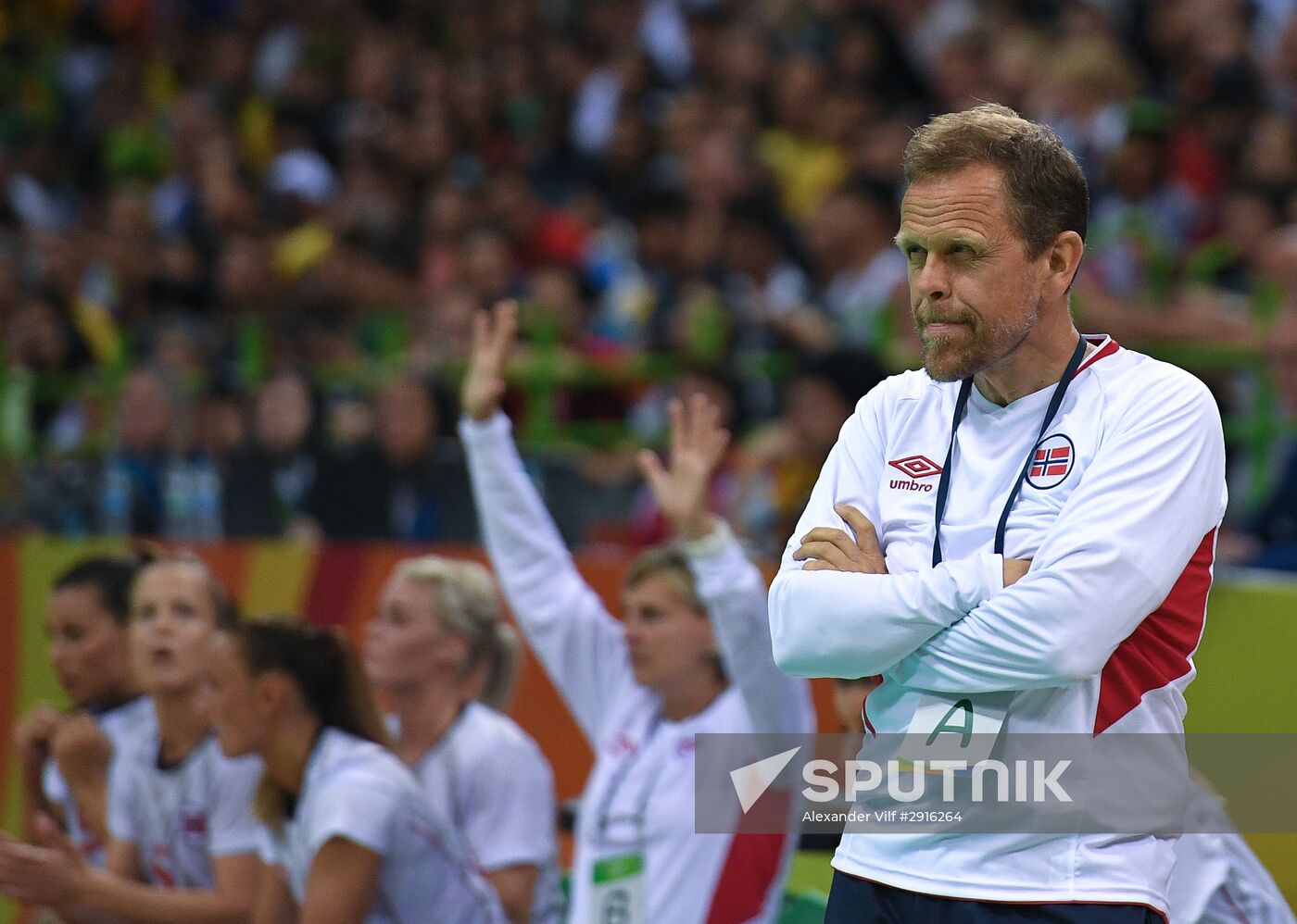2016 Summer Olympics. Handball. Women. Norway vs. Russia