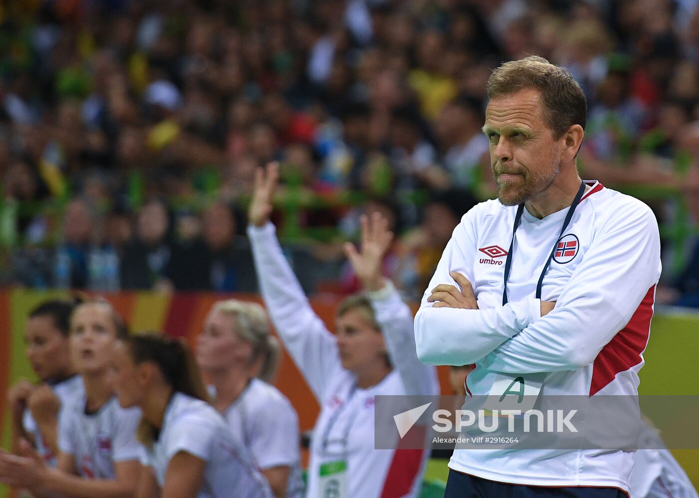 2016 Summer Olympics. Handball. Women. Norway vs. Russia