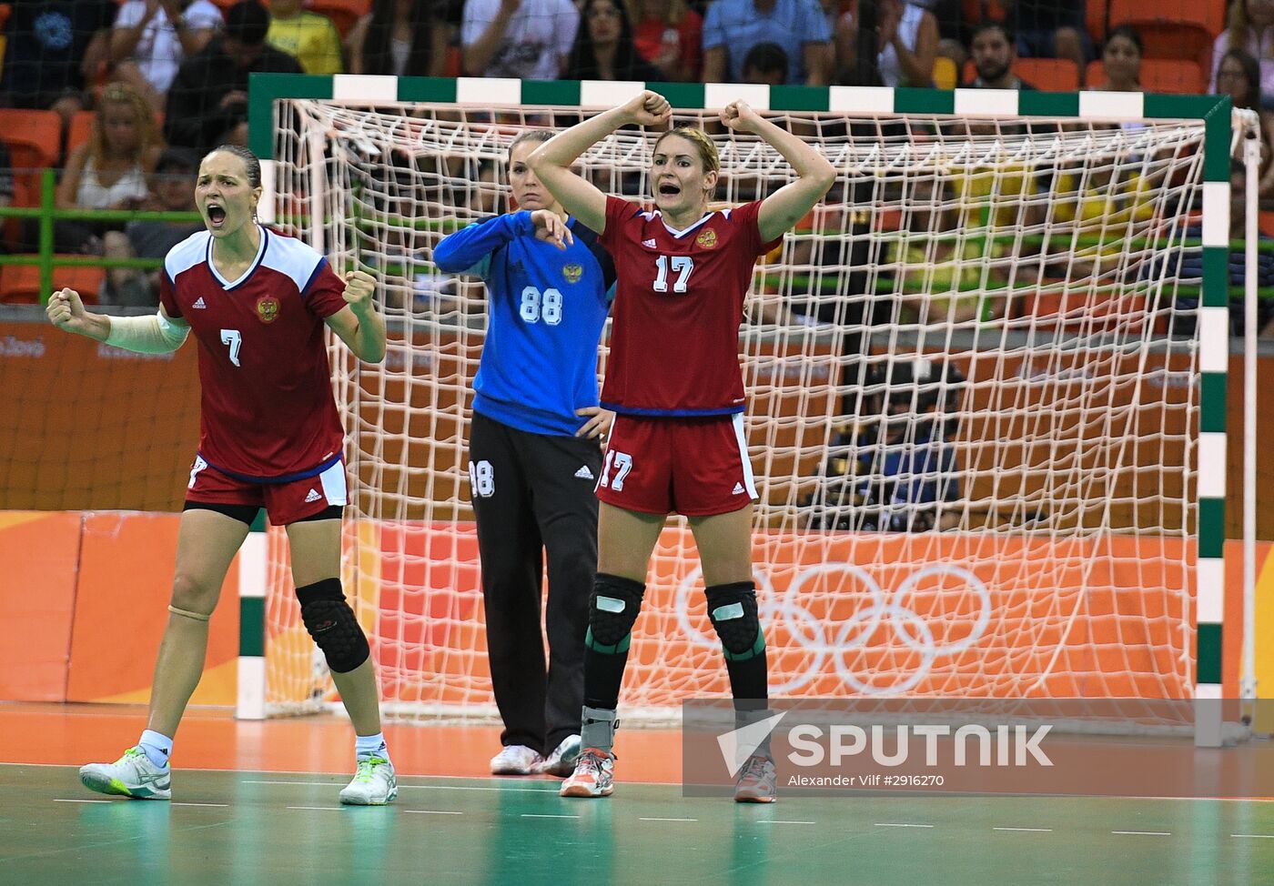 2016 Summer Olympics. Handball. Women. Norway vs. Russia