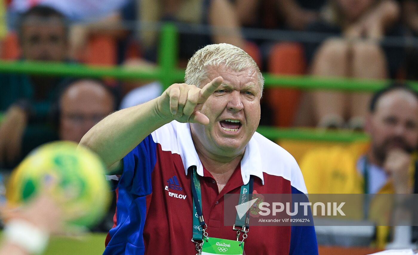 2016 Summer Olympics. Handball. Women. Norway vs. Russia