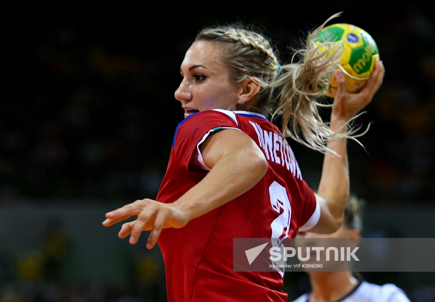 2016 Summer Olympics. Handball. Women. Norway vs. Russia