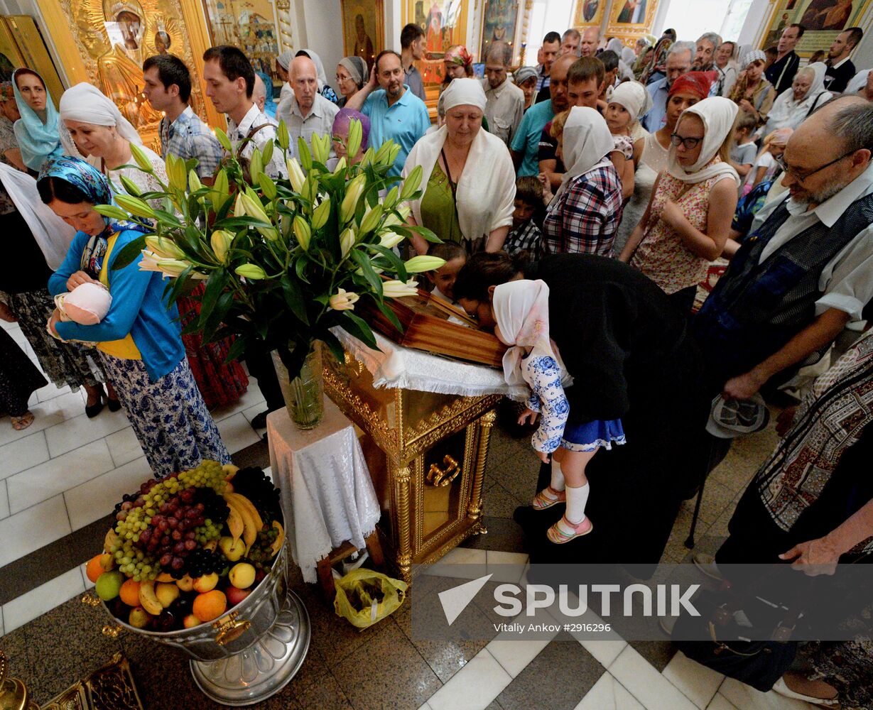 Transfiguration of the Savior celebrations in Russian cities