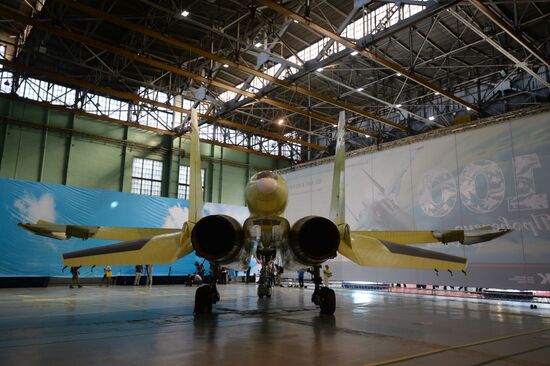 Novosibirsk plant rolls out 100th Su-34 tactical bomber