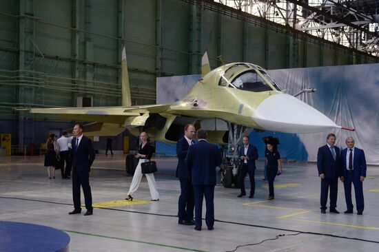 Novosibirsk plant rolls out 100th Su-34 fighter-bomber