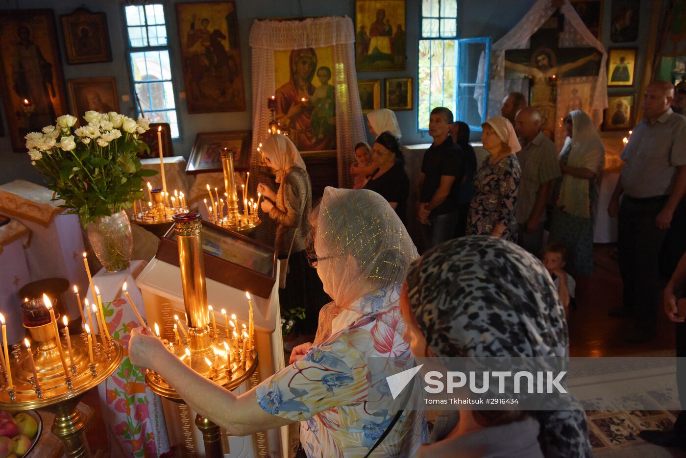 Transfiguration of the Savior celebrations in Abkhazia