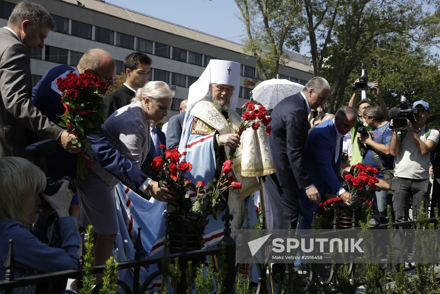 Unveiling of Catherine II monument in Simferopol