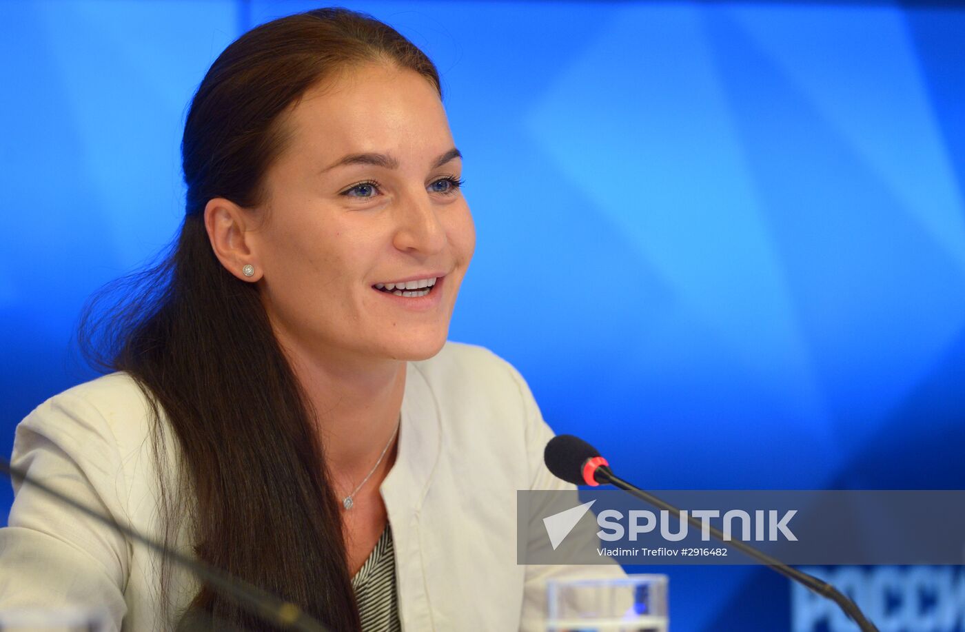 News conference on Russian Olympic fencing team performance in Rio