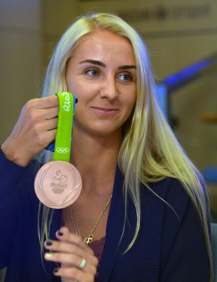 News conference on Russian Olympic fencing team performance in Rio