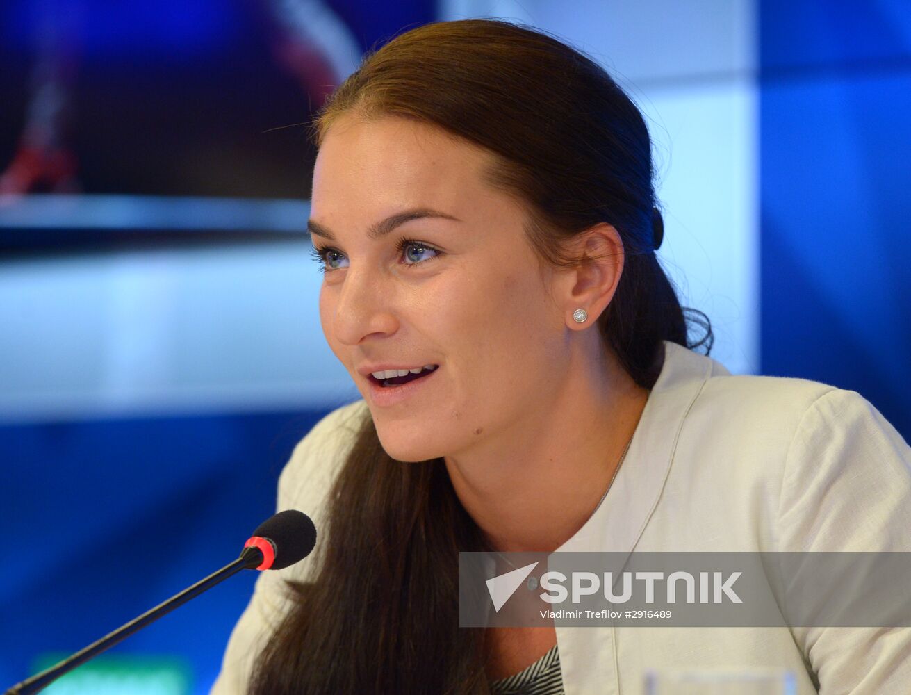 News conference on Russian Olympic fencing team performance in Rio